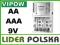 ŁADOWARKA DO AKUMULATORKÓW AA AAA 9V VIPOW CR826