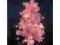 Choinka sztuczna z 20 lampkami model 60 cm różowa