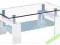 ŁAWA A08-2 BIAŁY SZKŁO HARTOWANE SALON POKÓJ