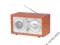 Drewniane radio AM  FM AZUSA model E-3023 URZ 2044