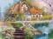 Puzzle 3000 Castorland 300327 Cottage With Swans