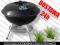 GRILL ogrodowy KOCIOŁEK Z POKRYWĄ I TACĄ 36 cm