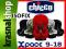 CHICCO X-PACE 9-18kg FOTELIK SAMOCHODOWY ISOFIX +G