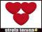 Wibrastop Pro's Pro Vibra Heart (3 szt.) - red