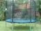 STABILNA TRAMPOLINA OGRODOWA 244CM PODWÓJNY STELAŻ