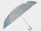 863- ZARA - ELEGANCKA SZARA SKŁADANA PARASOLKA