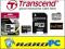 SZYBKA PAMIĘĆ TRANSCEND microSDHC 32GB CL10 +ADAPT