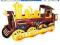 PUZZLE DREWNIANE 3D PRZESTRZENNE LOKOMOTYWA
