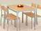 ZESTAW MALCOLM, STÓŁ 110/70/75cm + 4 KRZESŁA