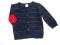 H&amp;M Sweterek rozpinany w paski 6-9 m-cy