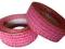 RÓŻOWA SIATKA FLORYSTYCZNA OZDOBNA WSTĄŻKA VAT