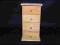 4883-19 ...DREWNIANA KOMODKA SZUFLADKI VINTAGE...