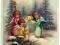 Pocztówka świąteczna 1958r! trzy aniołki HOLANDIA