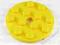 LEGO Płytka 4x4 okrągła z otworem (60474) żółta