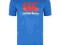 KOSZULKA T-SHIRT RUGBY CANTERBURY LOGO BLUE XS