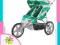 Wózek Instep Flash Fixed Wheel Jogger Green DUO