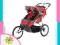 Wózek Schwinn Arrow Fixed Wheel Jogger Duo Red