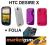 ETUI FUTERAŁ silikonowy do HTC DESIRE X + folia