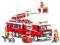 Klocki Straż Pożarna wóz strażacki figurki motor