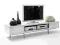 Stolik RTV Szafka Komoda Salon Biały Lakier 24H