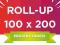 ROLL UP 100x200 85x200 ROLLUP BLOCKOUT + TORBA 24H
