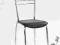 KRZESŁO K 48 ECOSKORA czarny STOL LOKAL KUCHNIA
