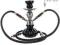 SHISHA PUMPKIN BLACK- 2 WĘŻE (63620)