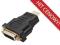 ADAPTER DVI (żeński) - HDMI A (męski) POZŁACANY