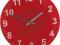 ZEGAR ŚCIENNY COLOUR MATCH CZERWONY /270B