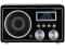 John Lewis SPECTRUM ASTRO II BLACK RADIO FM DAB