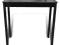 Stół Stolik Drewno Czarny 115x55x107