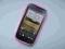 Etui na telefon  HTC Desire X Różowe