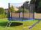 Markowa Trampolina z Siatką Drabinką Batut 305cm !