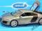 AUDI R8 SREBRNY MODEL 1:24 WELLY AUTOKOLEKCJA