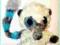 LEMUR PLUSZOWA MASKOTKA 14 CM DUŻE OCZY  WYPRZEDAŻ