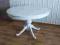Stół okrągły rozkładany w stylu shabby chic