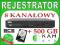 REJESTRATOR CYFROWY DVR BCS 0801QE-II DYSK 500 GB