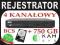REJESTRATOR BCS 0401QE + HDD 750 GB W CENIE 500 GB