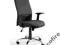 UNIQUE Fotel biurowy BLACK ON BLACK czarny