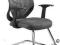 UNIQUE Fotel biurowy MOBI SKID Szary fotele