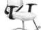 UNIQUE Fotel biurowy MOBI SKID Biały fotele