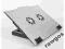 ALUMINIOWA PODSTAWKA POD LAPTOPA 17'' * HUB 4x USB