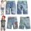 spodenki rybaczki jeans lato 2014 *H&amp;M* 116