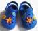 KLAPKI jak CROCS 19 rozm 12,5 cm NIEBIESKIE
