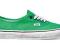 VANS trampki authentic r.37 green/black ORYGINALNE