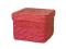 KOSZE KOSZ Z PSZENICY RED SQUARE 18x18x13 32434