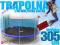 TRAMPOLINA batut 305 cm z siatką + drabinka gratis