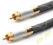 *Firmowy kabel COAXIAL 1x RCA - 1x RCA Cinch GOLD