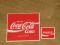 COCA COLA zestaw naklejek