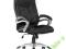 FOTEL BIUROWY Q-012 EKOSKÓRA CZARNY BIURO DOM /